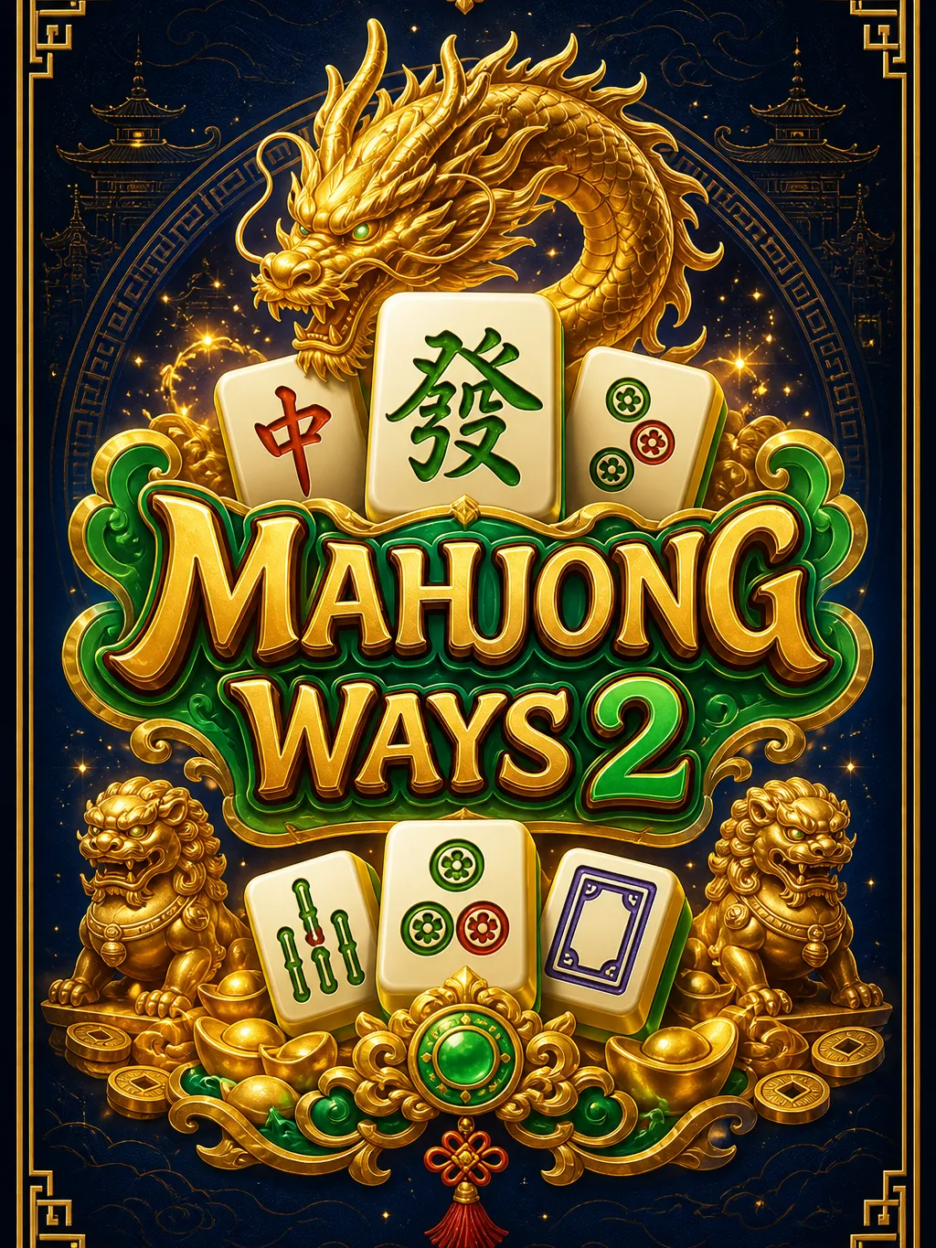 Mahjong Ways 2 demo free start screen showing virtual credit balance